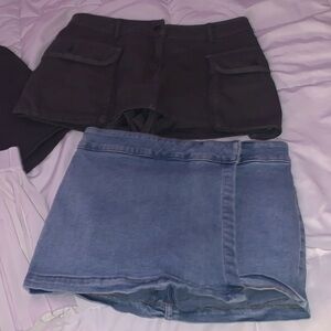 garage skirt w/ built in shorts